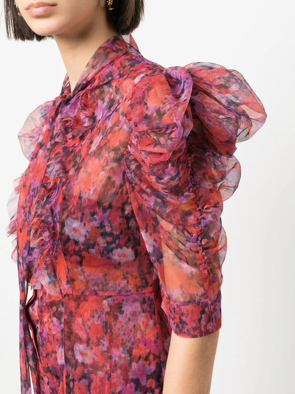 abito corto in tulle
