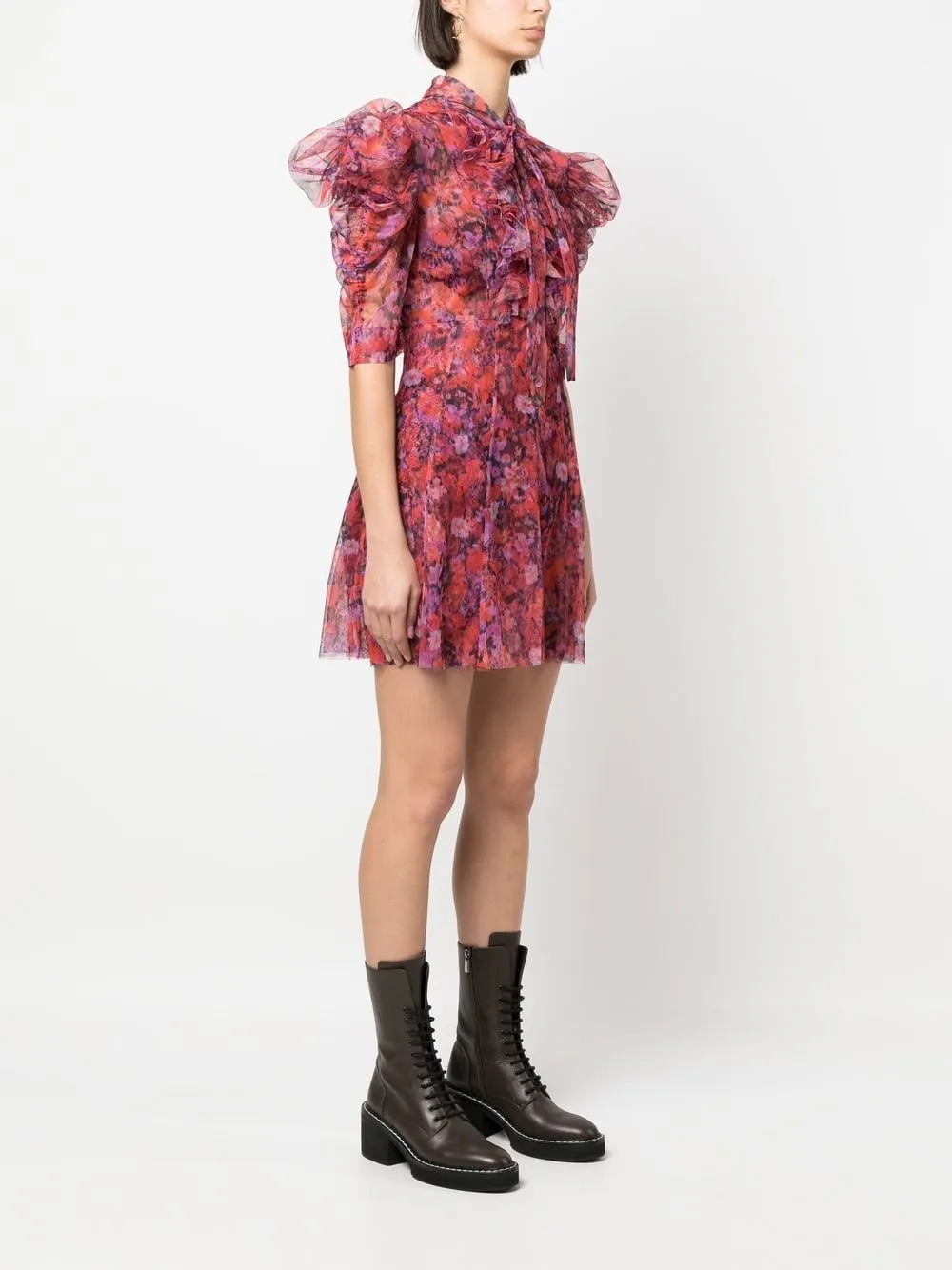 abito corto in tulle