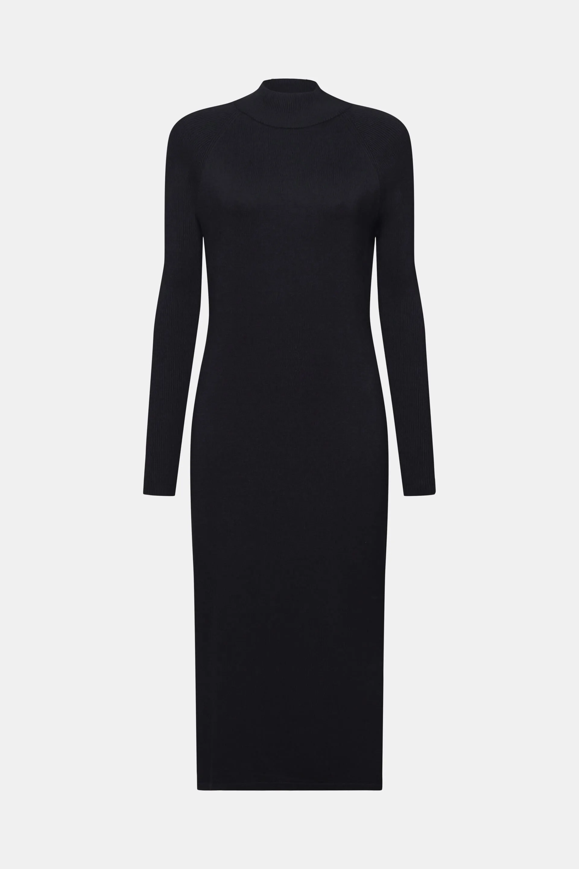 Abito midi in maglia a lupetto