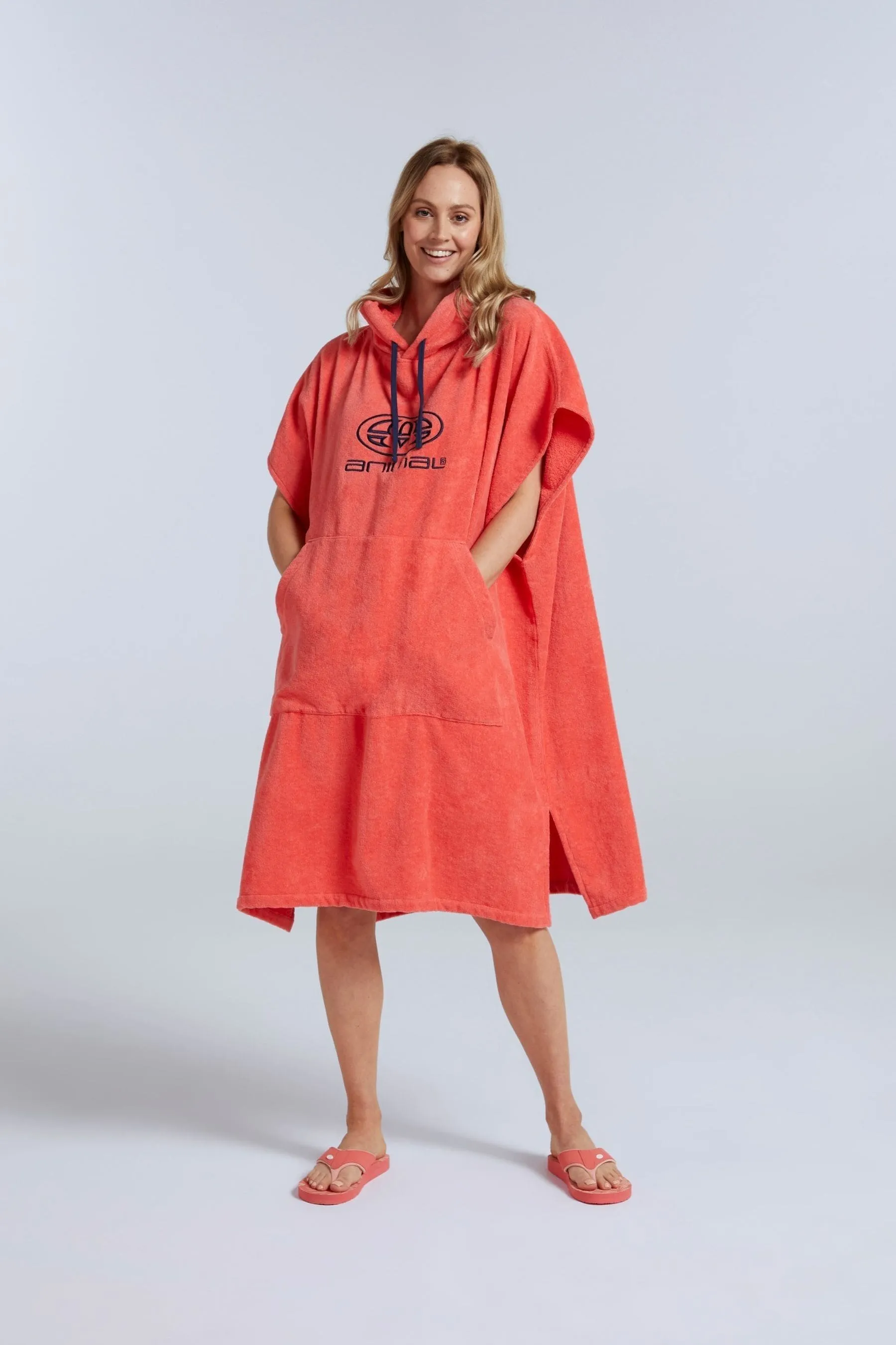 Animal Donna - Anna - Poncho fasciatoio in spugna