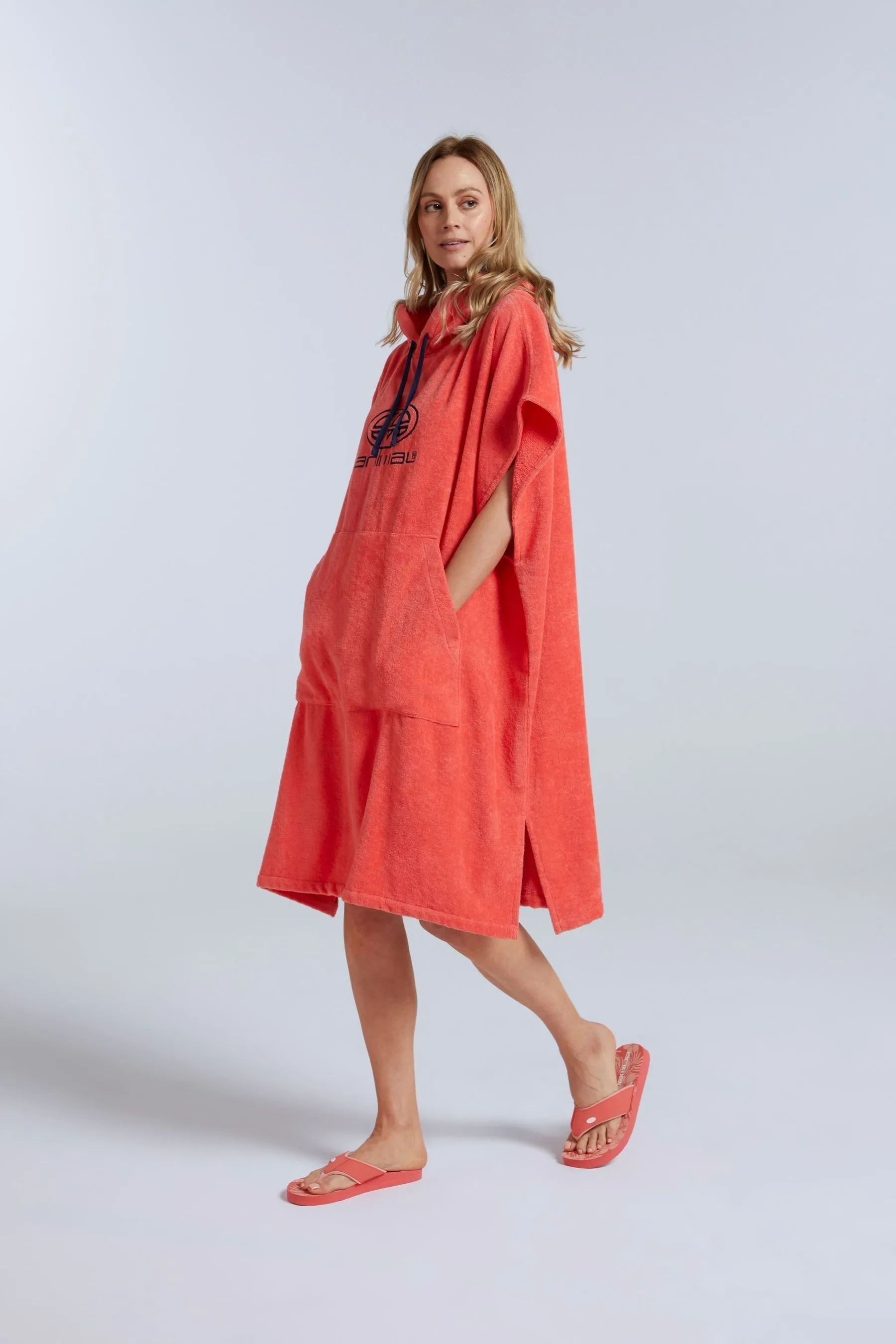 Animal Donna - Anna - Poncho fasciatoio in spugna