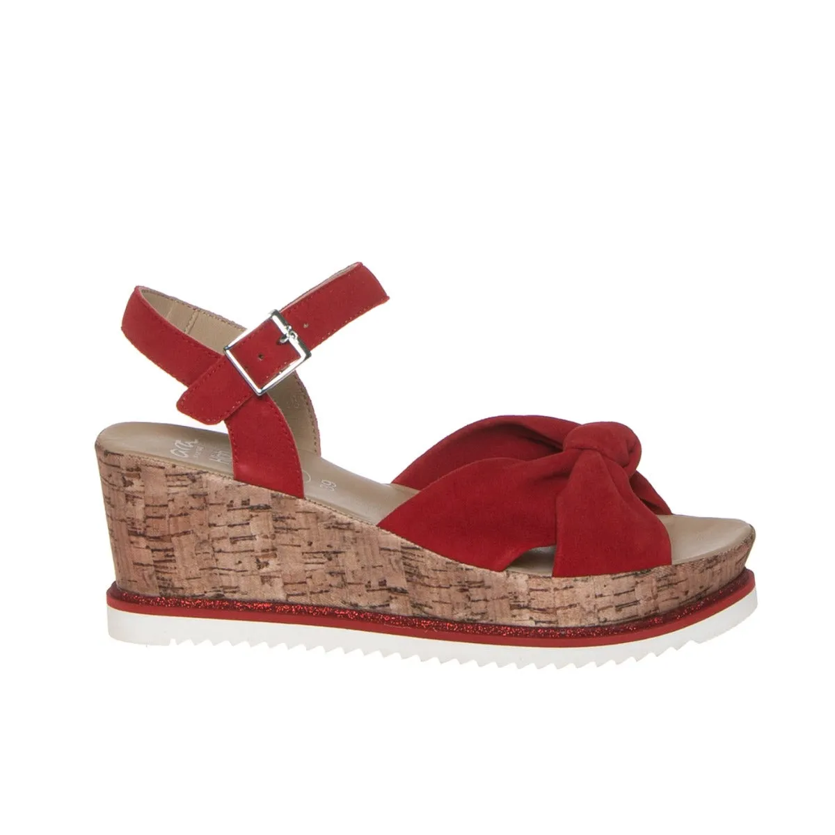 ARA 51101-03 SANDALO ZEPPA FIOCCO ROSSO  