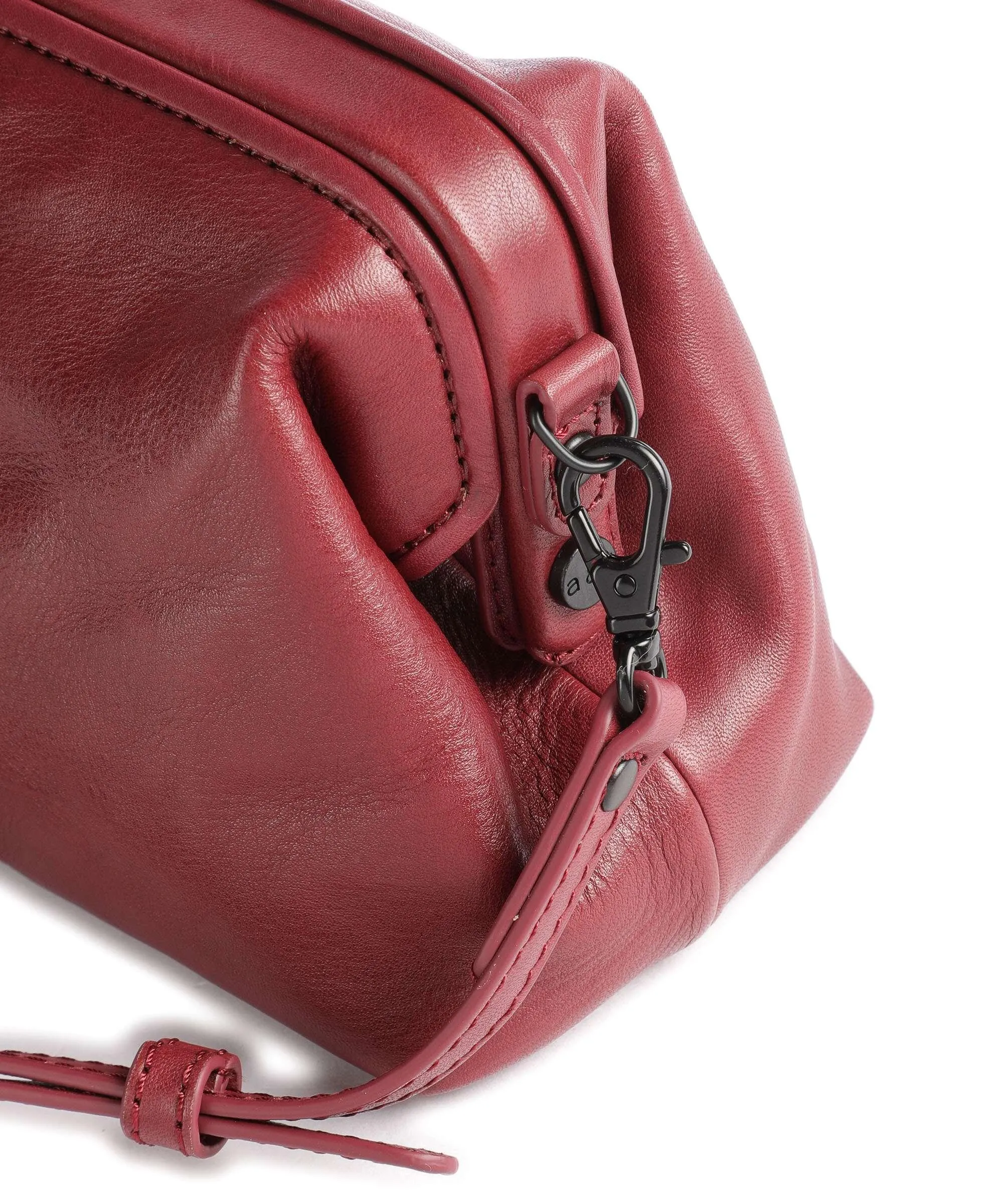  Aunts & Uncles Grandma's Luxury Club Mrs. Eclair Borsa a tracolla pelle di vacchetta grana rosso scuro  