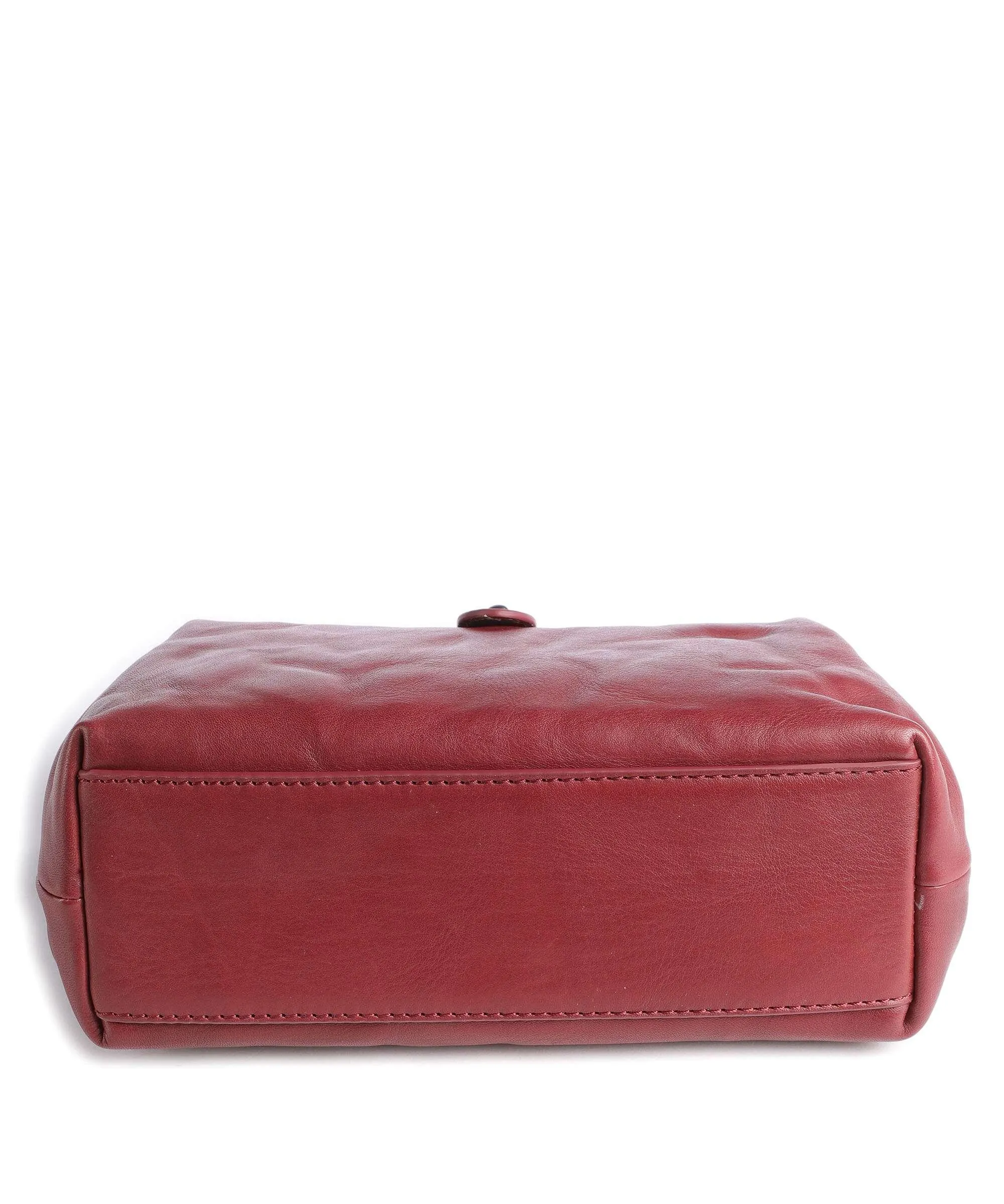  Aunts & Uncles Grandma's Luxury Club Mrs. Eclair Borsa a tracolla pelle di vacchetta grana rosso scuro  