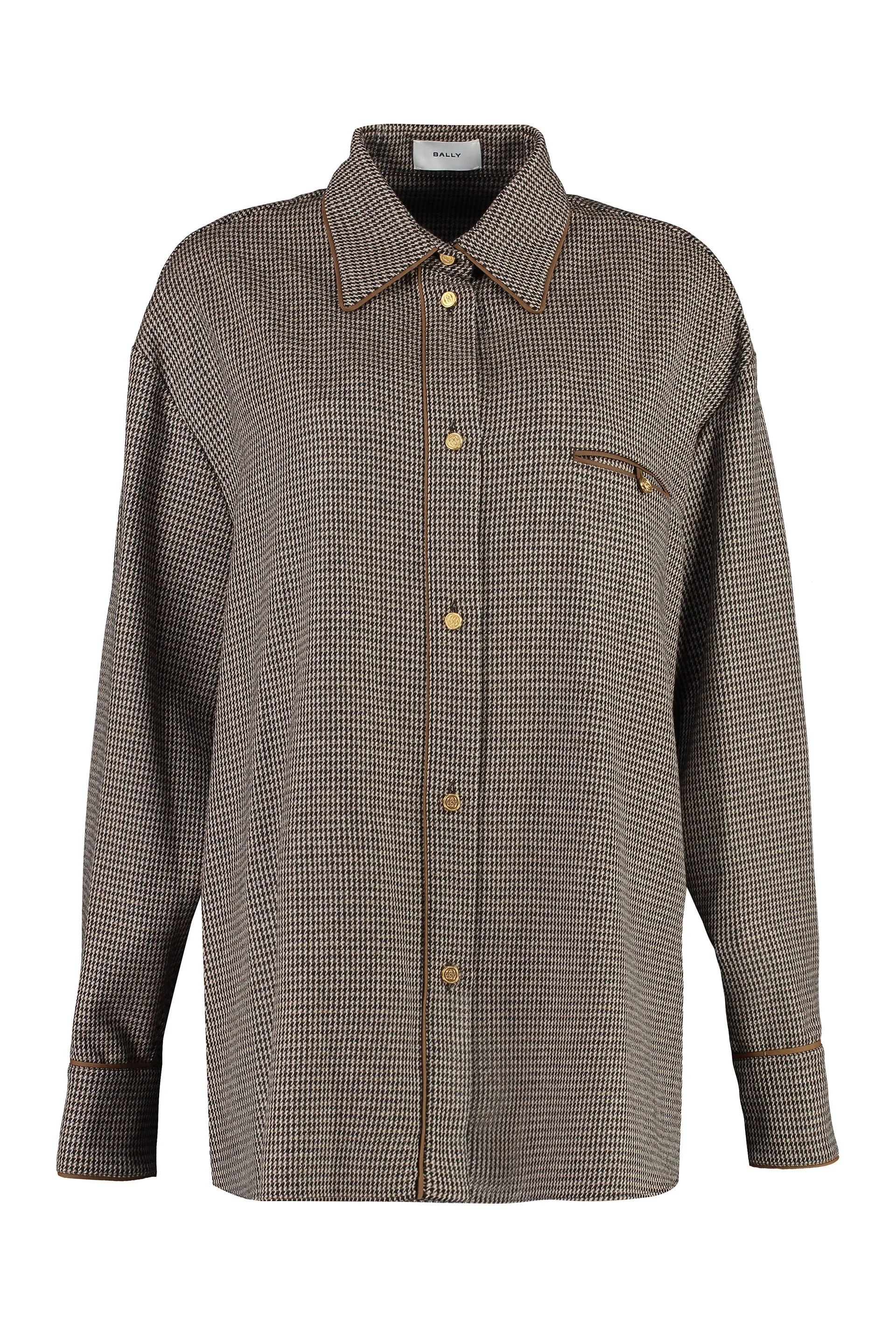 Bally Camicia a maniche lunghe in misto lana