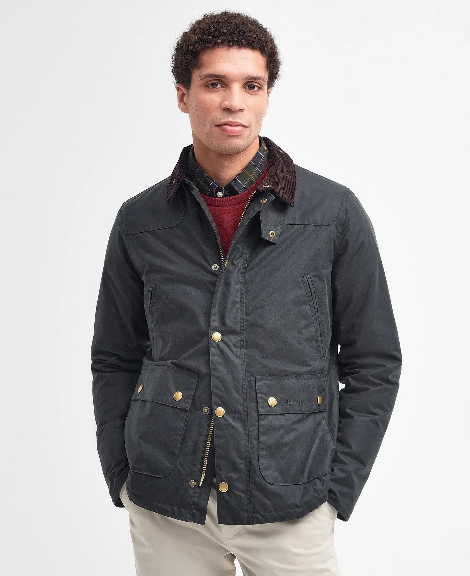 Barbour Barbour Giacca in cotone cerato Reelin