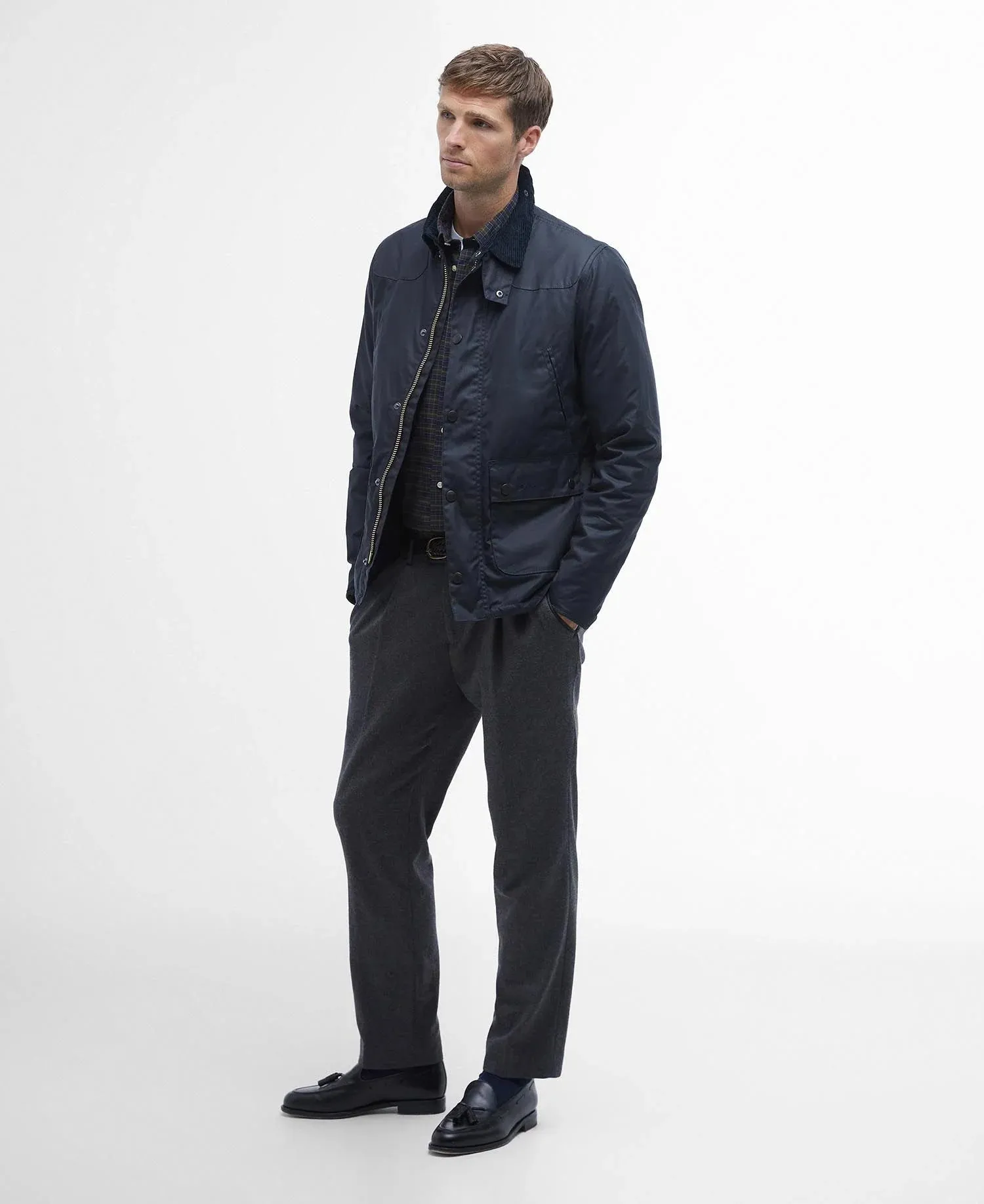 Barbour Barbour Giacca in cotone cerato Reelin