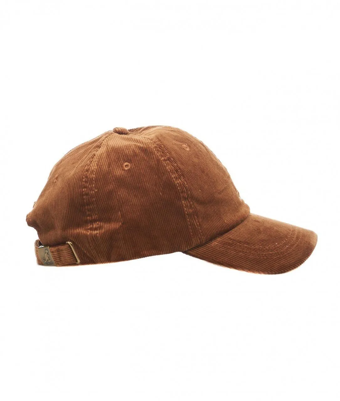 Baseball cap in velluto marrone marrone