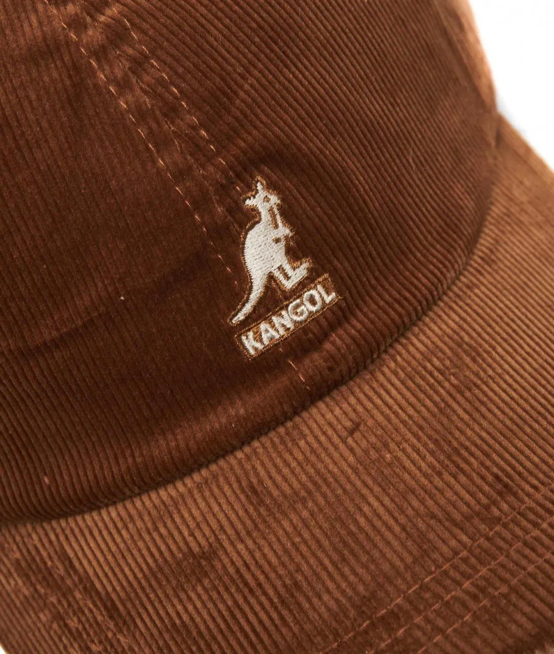 Baseball cap in velluto marrone marrone