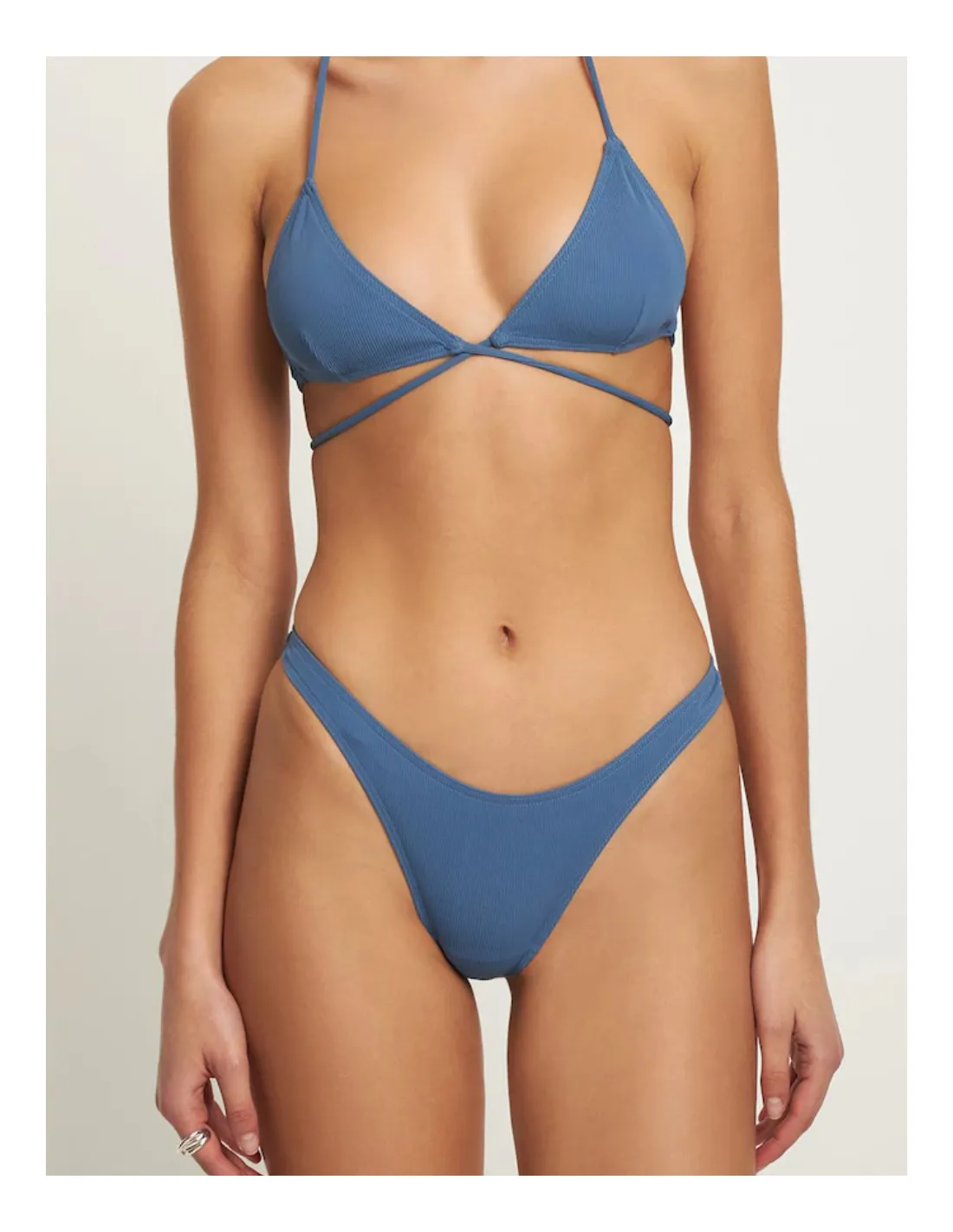 Bikini Lido - Tredici Rib Midi Blu