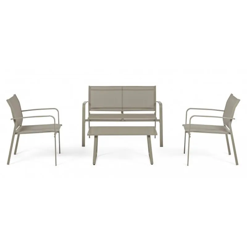 Bizzotto outdoor Set 4 Salotto Arent tortora ja15