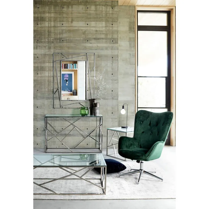 Bizzotto Tavolino Rayan quadrato 55x55