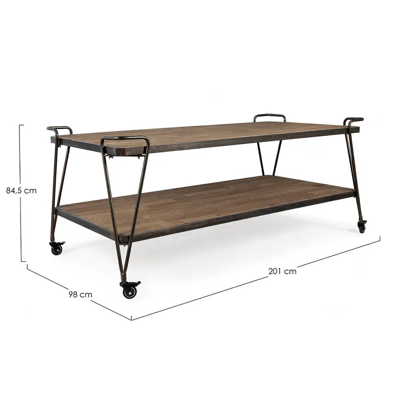 Bizzotto Tavolo espositore 2p c-ruote