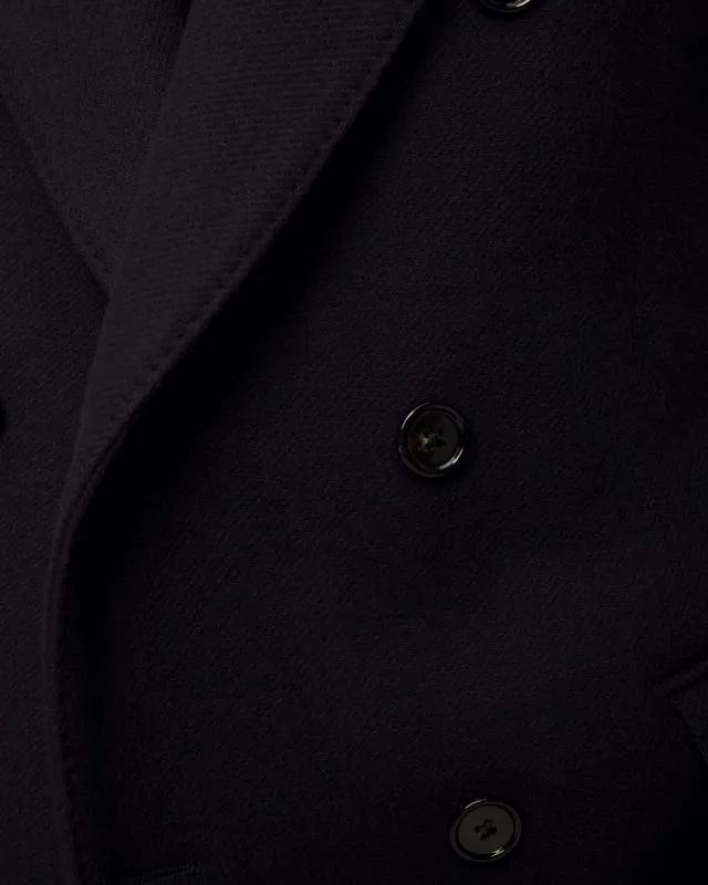Blazer blu scuro in lana da uomo Dondup Blazer