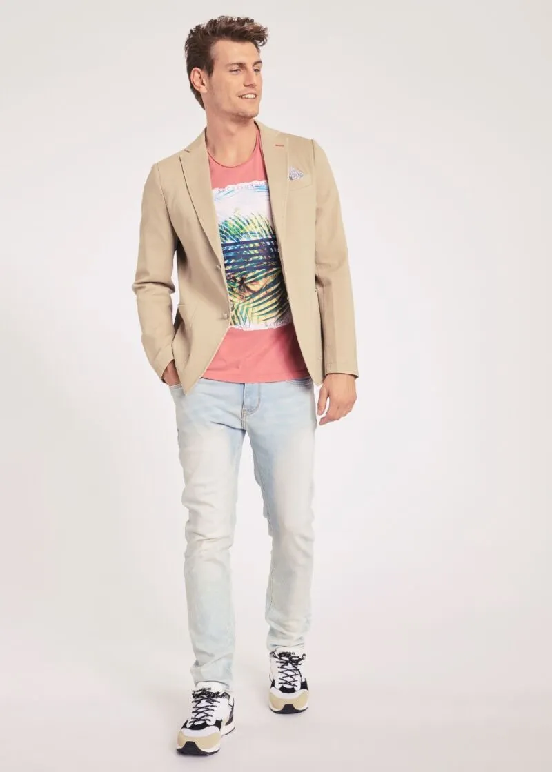 Blazer in cotone