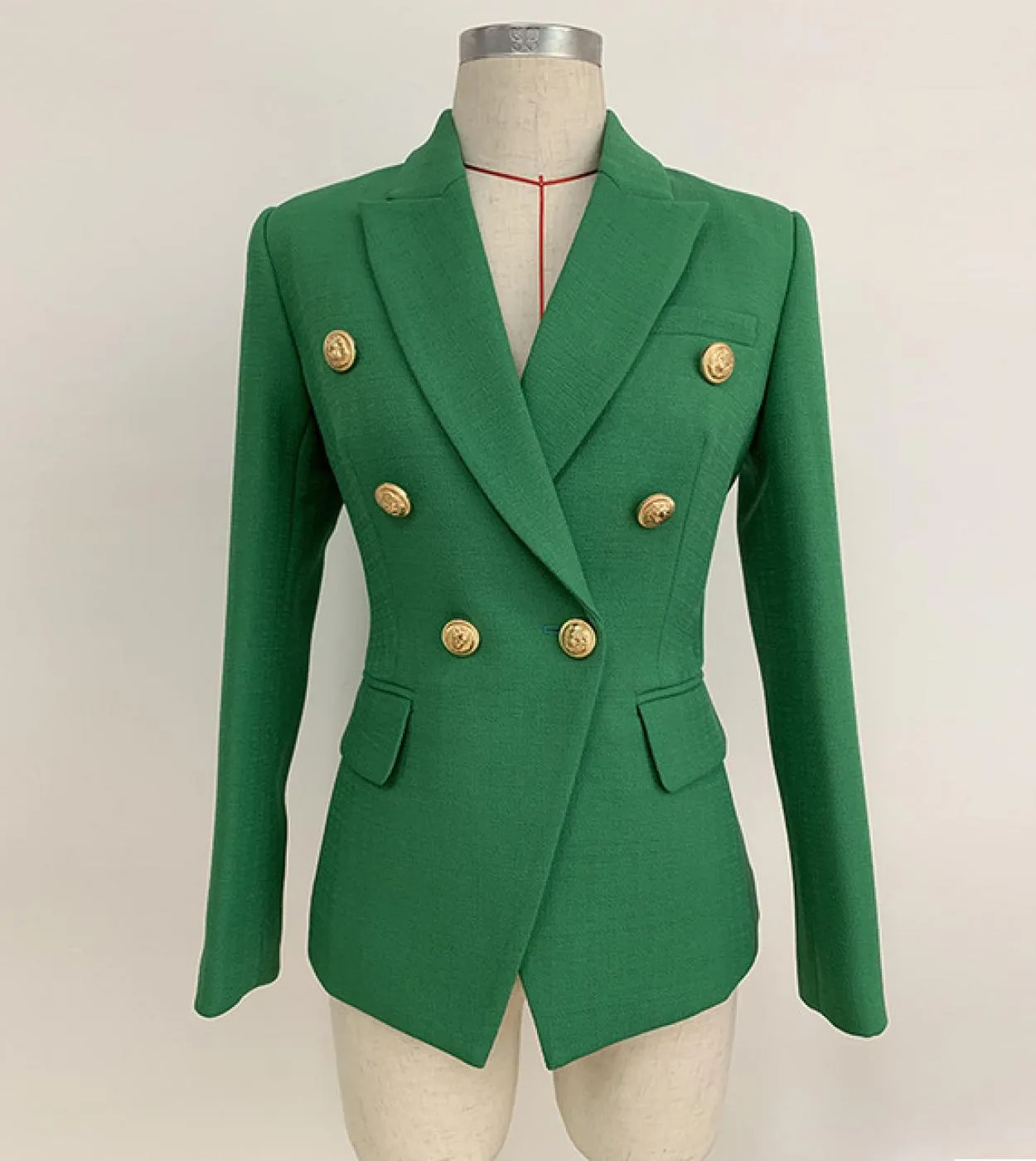 Blazer in lino sottile da donna Blazer in lino azzurro da donna Blazer in cotone da donna
