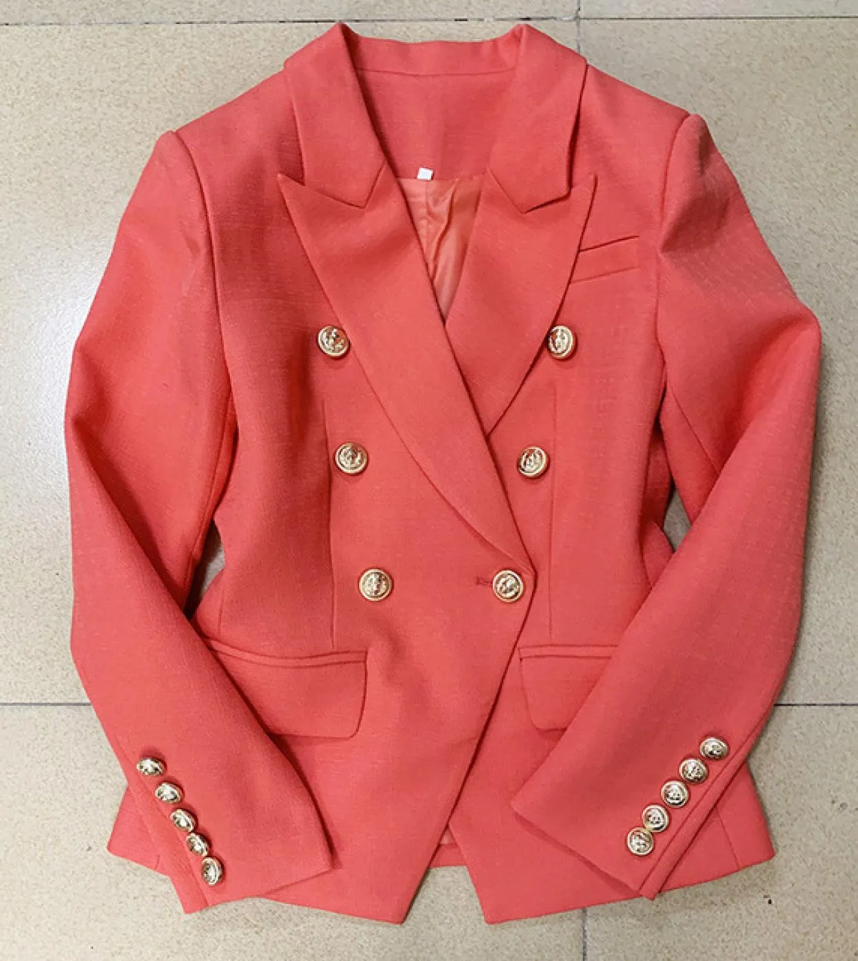 Blazer in lino sottile da donna Blazer in lino azzurro da donna Blazer in cotone da donna