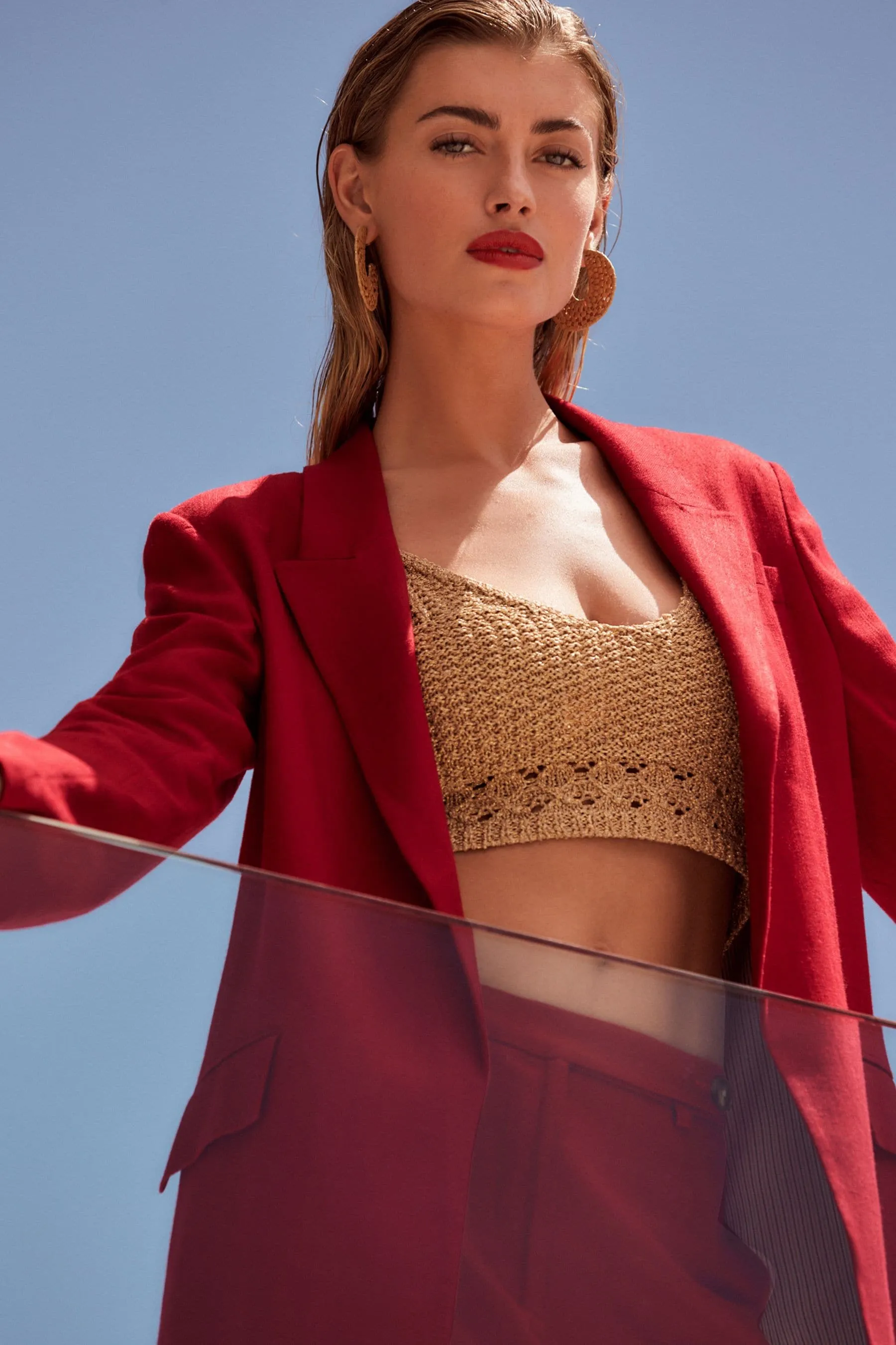 Blazer in lino