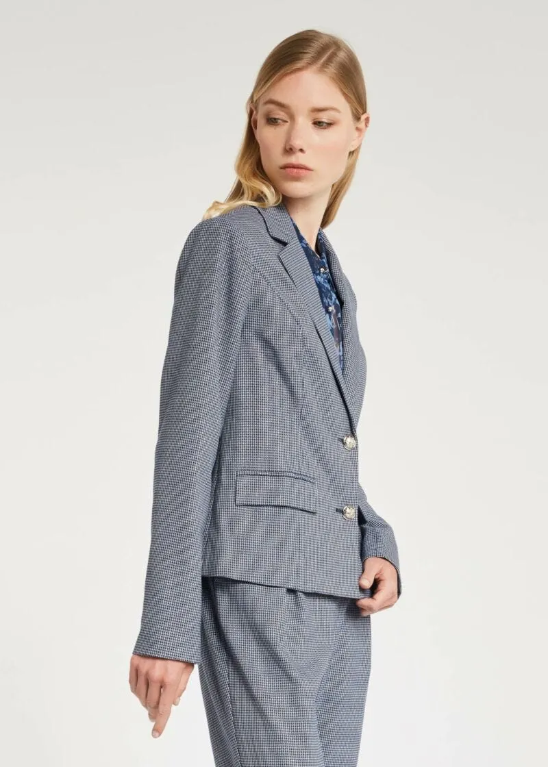 Blazer in viscosa stretch