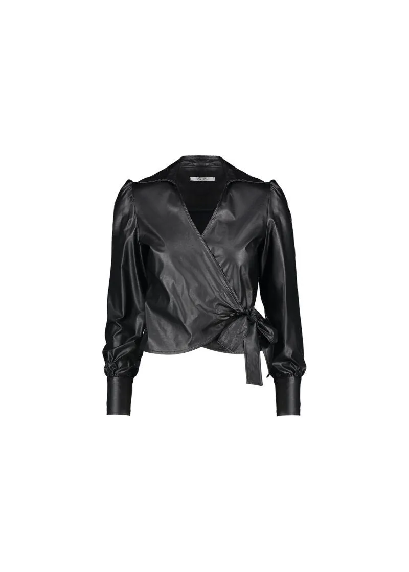 Blusa in simil pelle