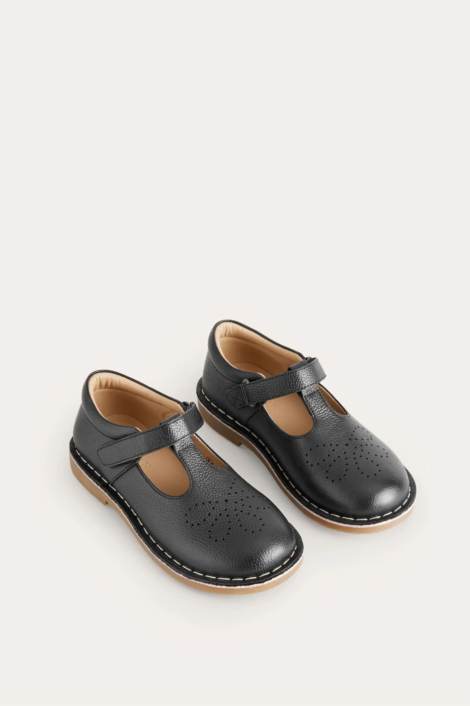 Boden - Scarpe per la scuola in pelle con cinturino a T    