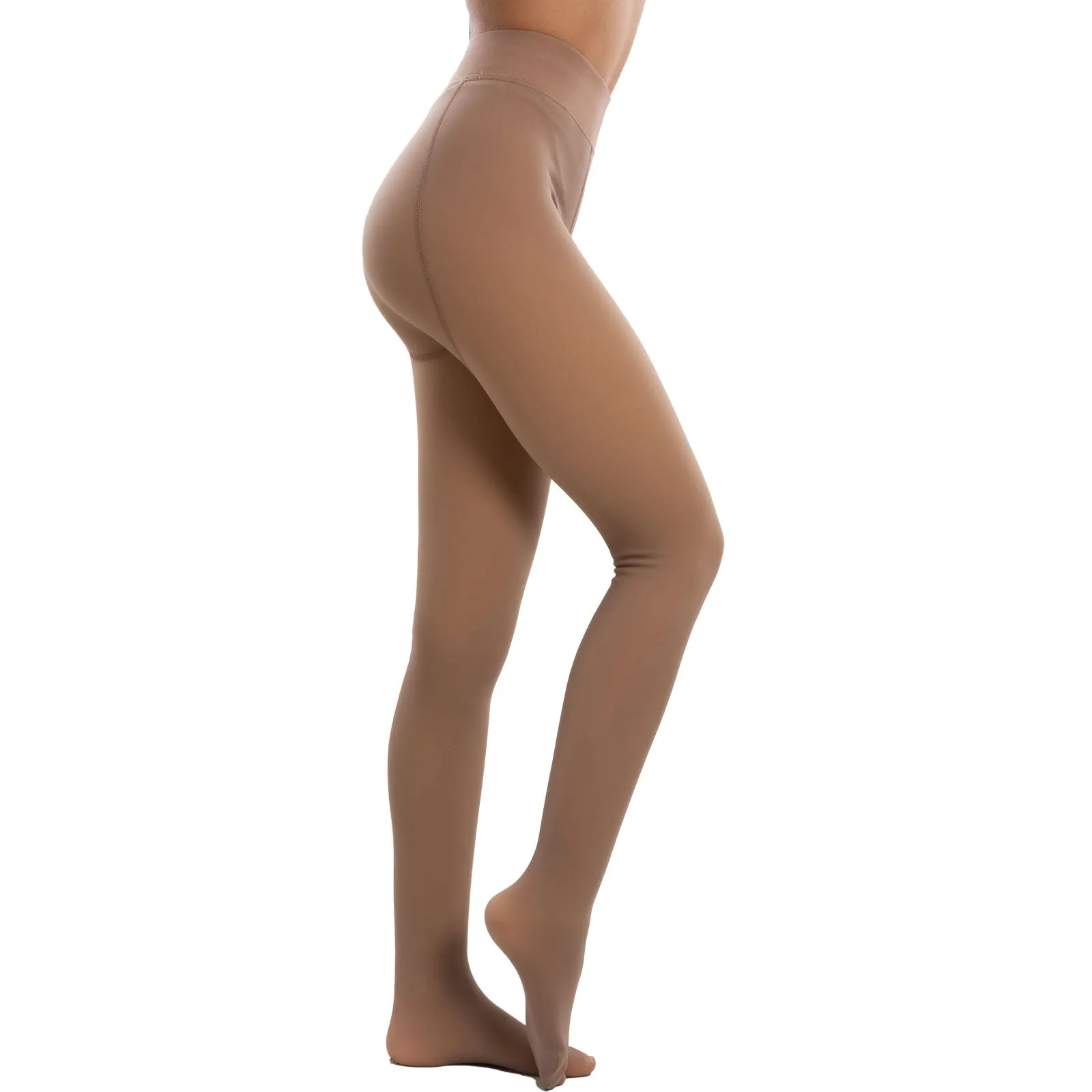 Calze Termiche Pelliccia Collant Effetto Nudo Be-7713