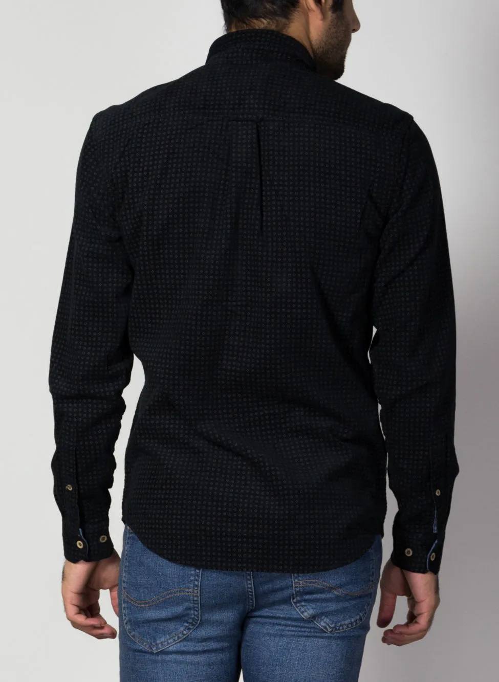 camicia fantasia velluto