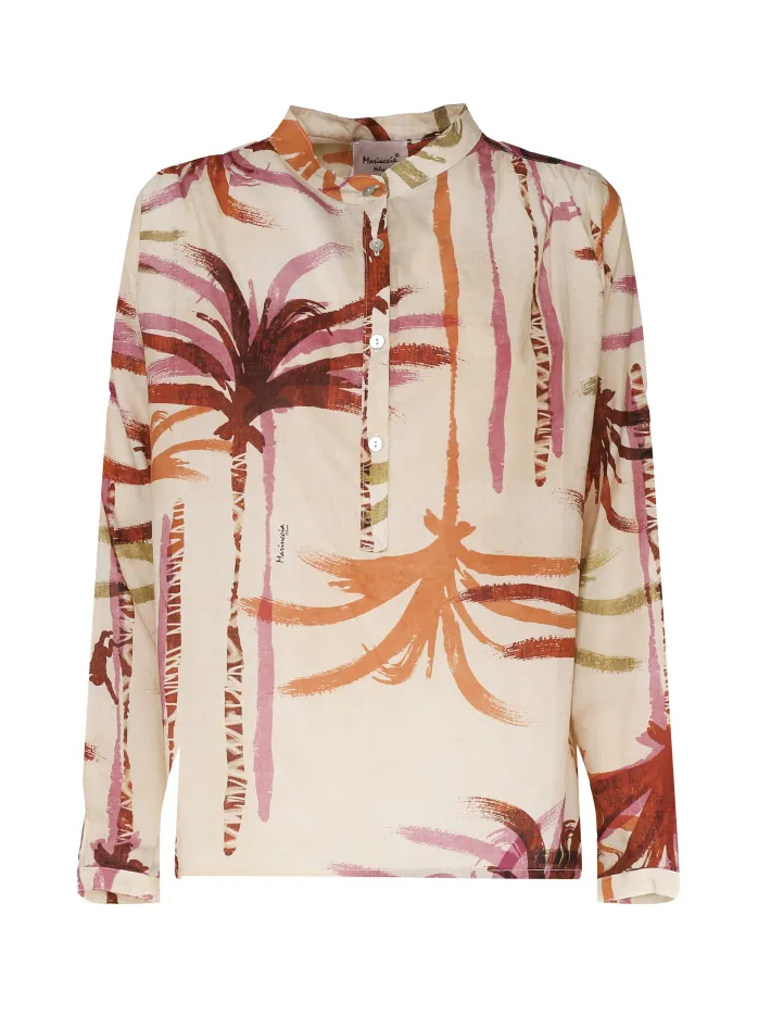 CAMICIA IN MUSSOLA STAMPATA