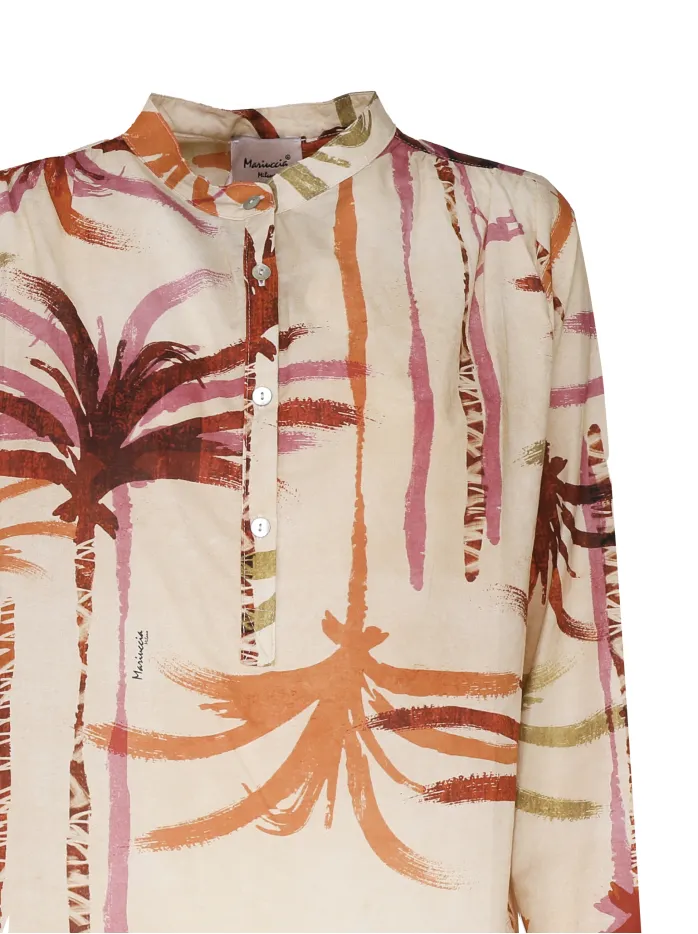 CAMICIA IN MUSSOLA STAMPATA