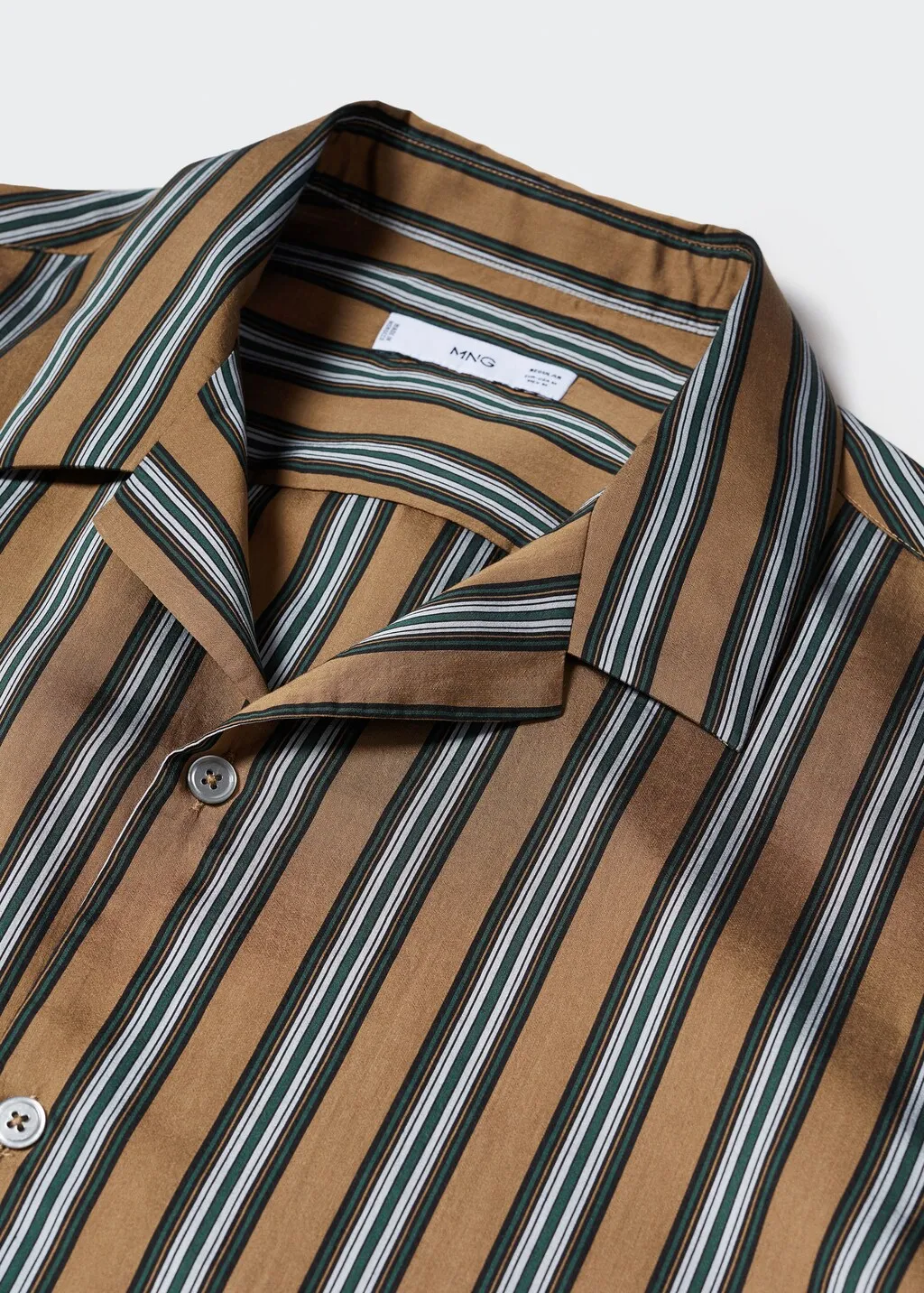 Camicia regular-fit collo bowling
