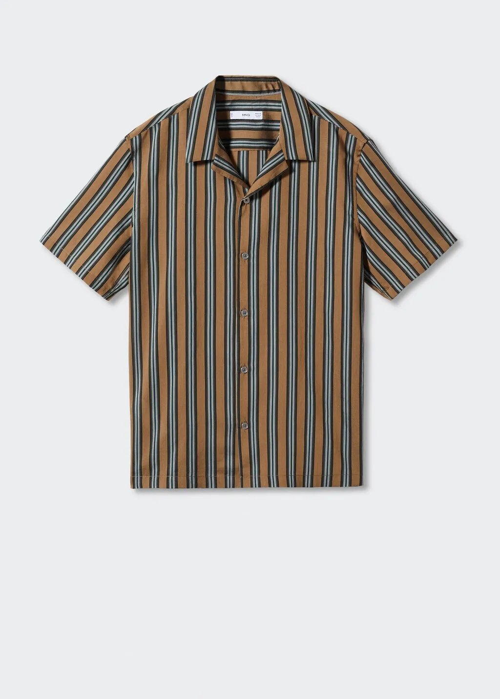 Camicia regular-fit collo bowling