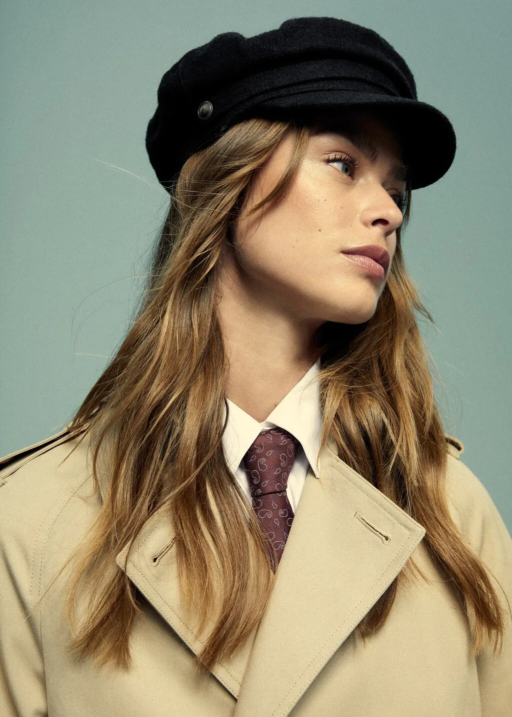 Cappellino lana visiera