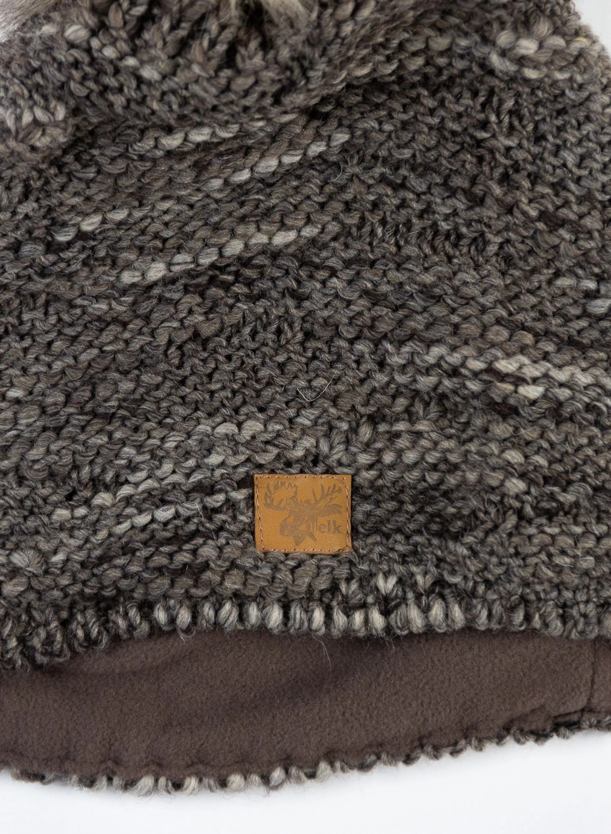 cappello long con pompon