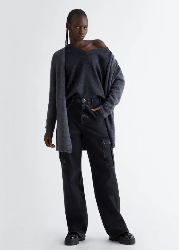 Cardigan in misto lana e alpaca liu jo
