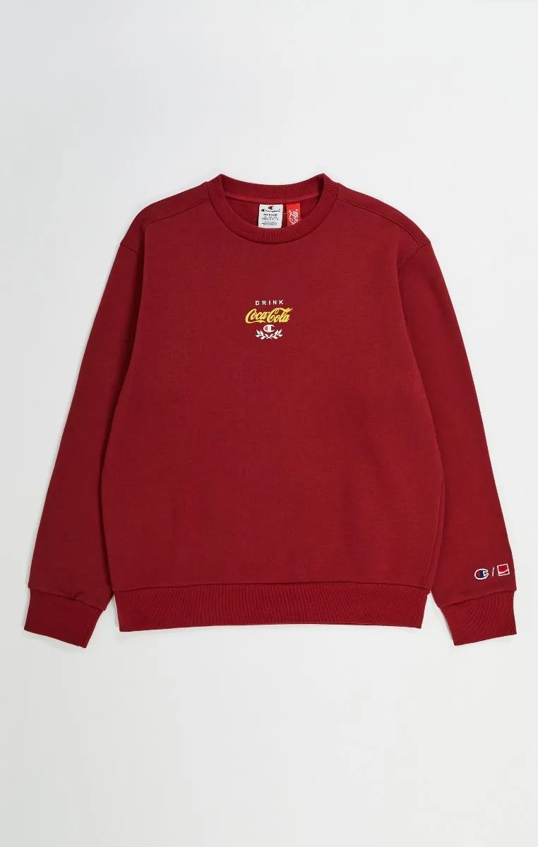 CHAMPION Felpa heavy power fleece gr 310 coca cola