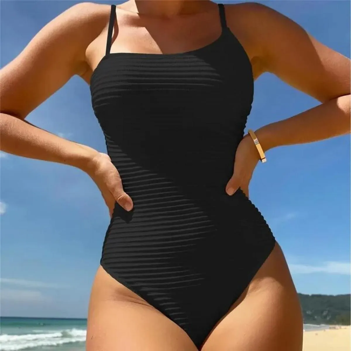 Costume da bagno bianco Costume intero da donna Costume da bagno nero Costume da bagno imbottito Body imbottito Costume da bagno