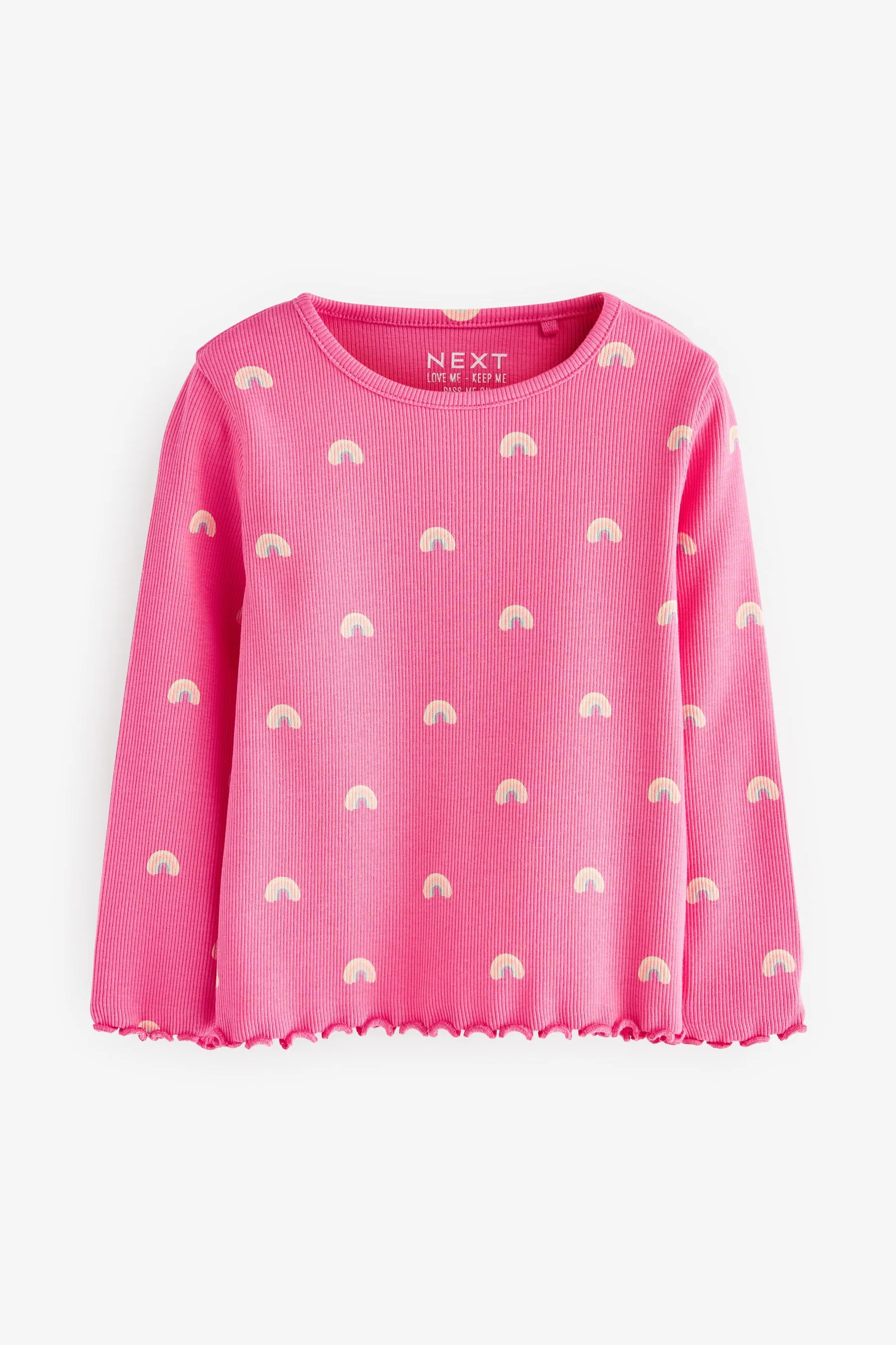 Cotton Rich Long Sleeve Rib T-Shirt (3mths-7yrs)    