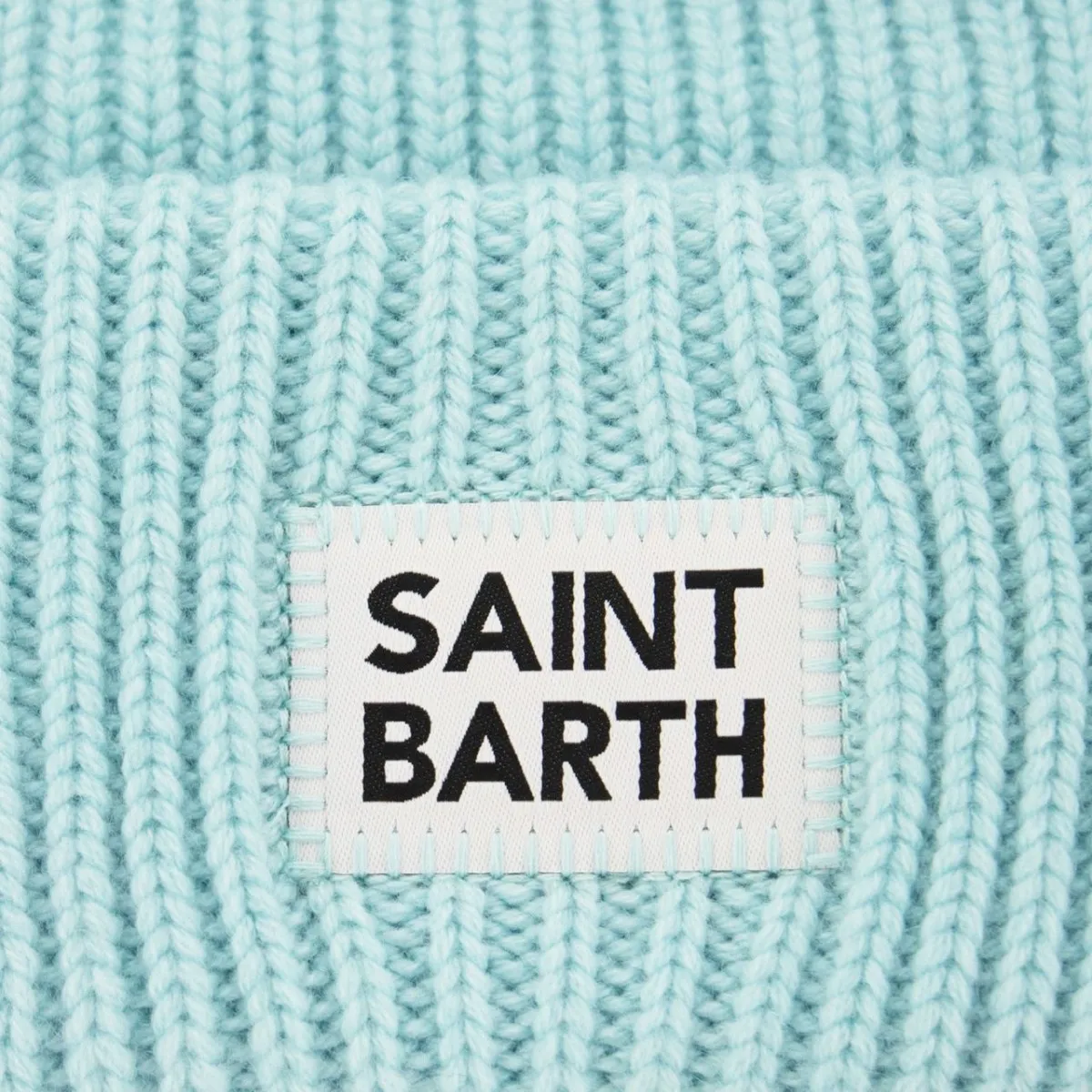 Cuffia Turchese Con Patch St. Barth