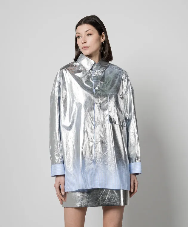 DARKPARK Camicia argento Nathalie WSH05FAC09W2561