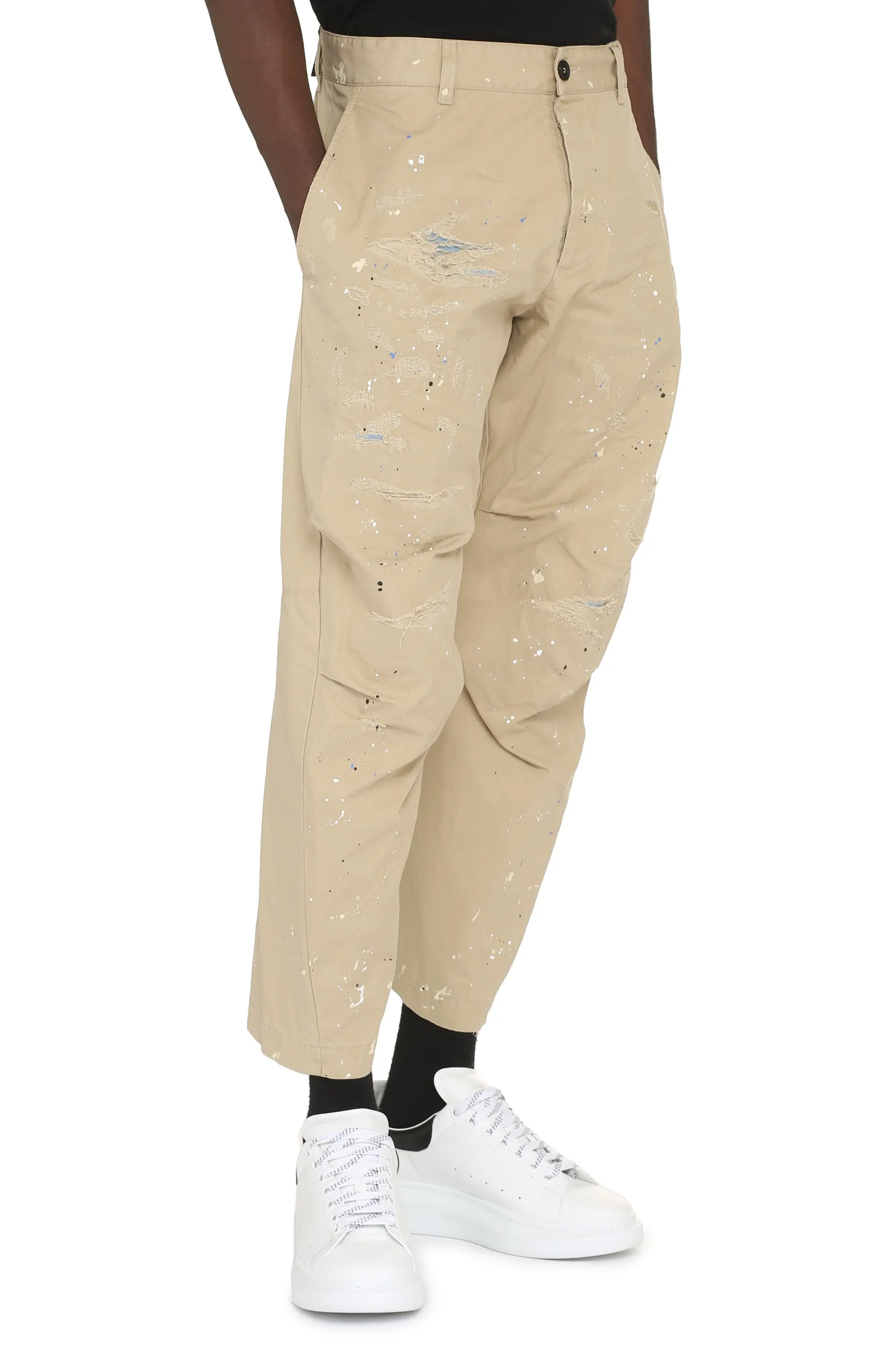 Dsquared2 Pantaloni D2 in cotone