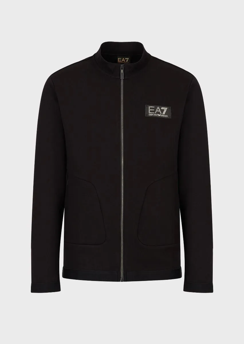 EA7 Felpa train sporty gold label