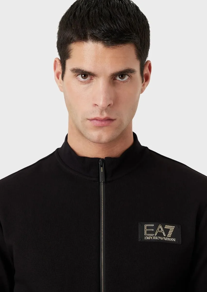 EA7 Felpa train sporty gold label