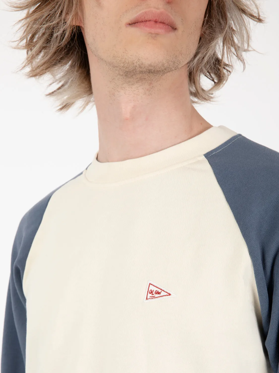 Felpa Dickerson ivory / blue
