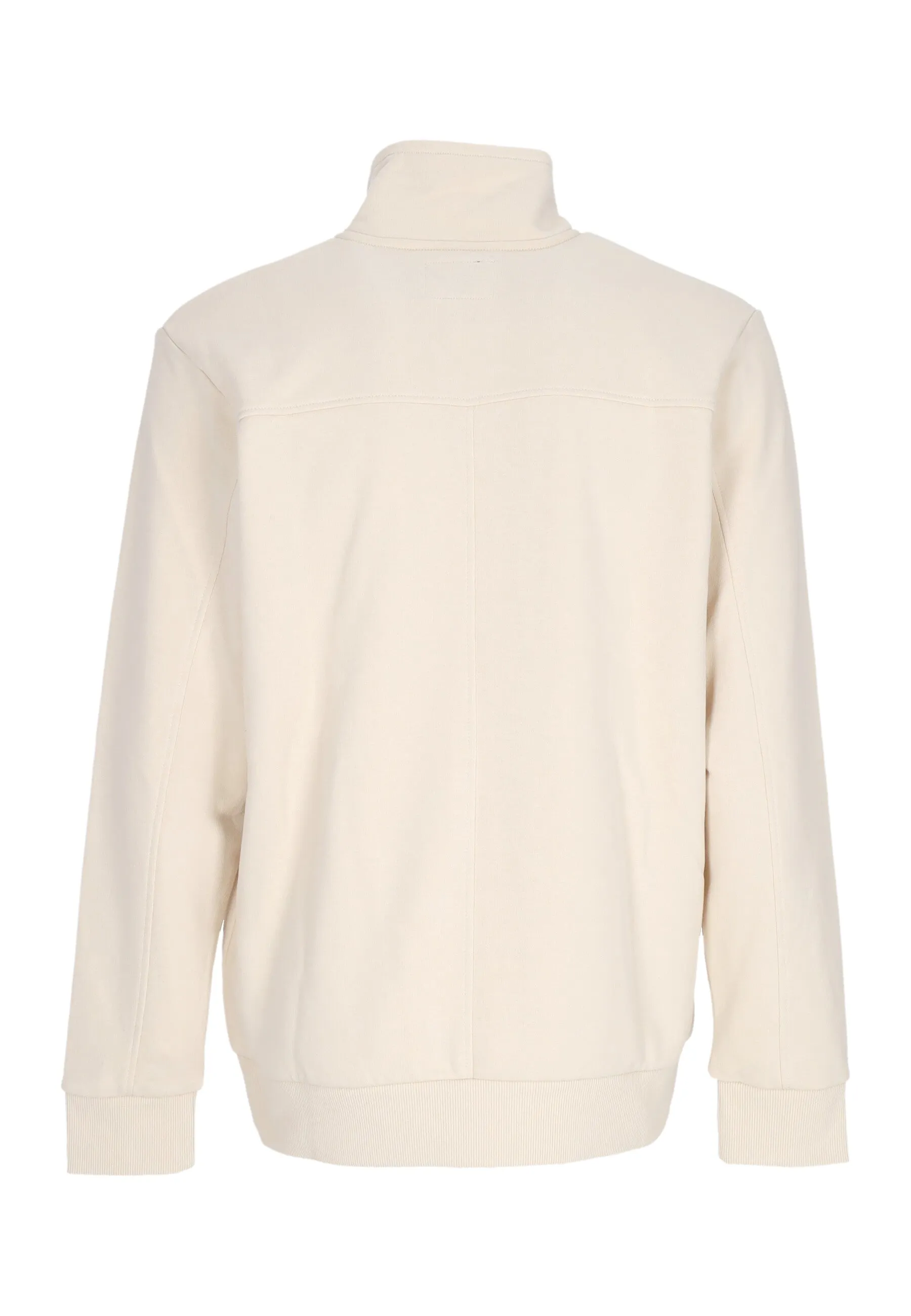 Felpa Leggera Collo Alto Uomo Mlb Embroidery Helix Track Jacket Neyyan Oat Milk