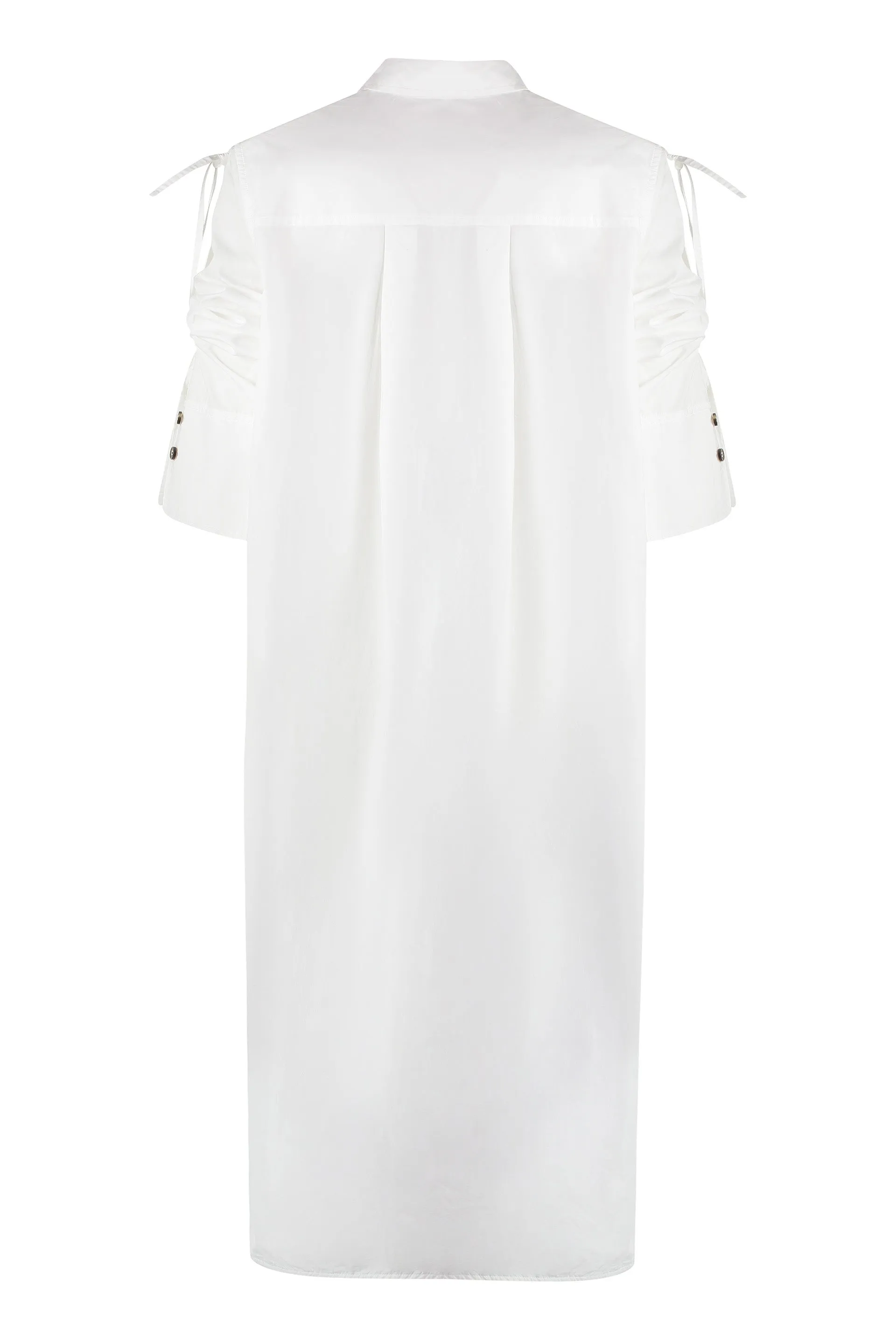 GANNI Abito chemisier oversize in cotone