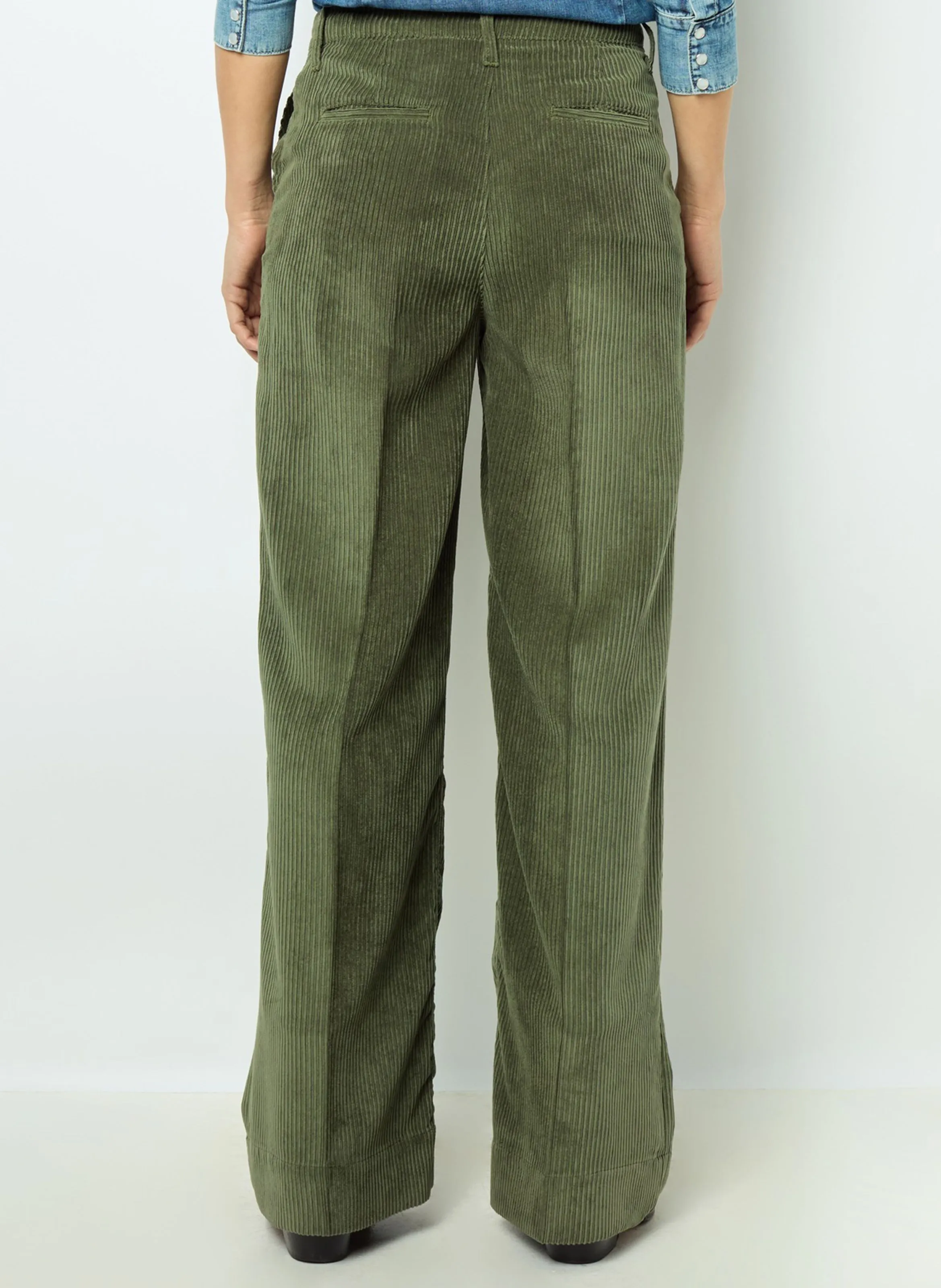  GERARD DAREL   NOEMIE - Pantaloni morbidi in velluto a coste | Verde