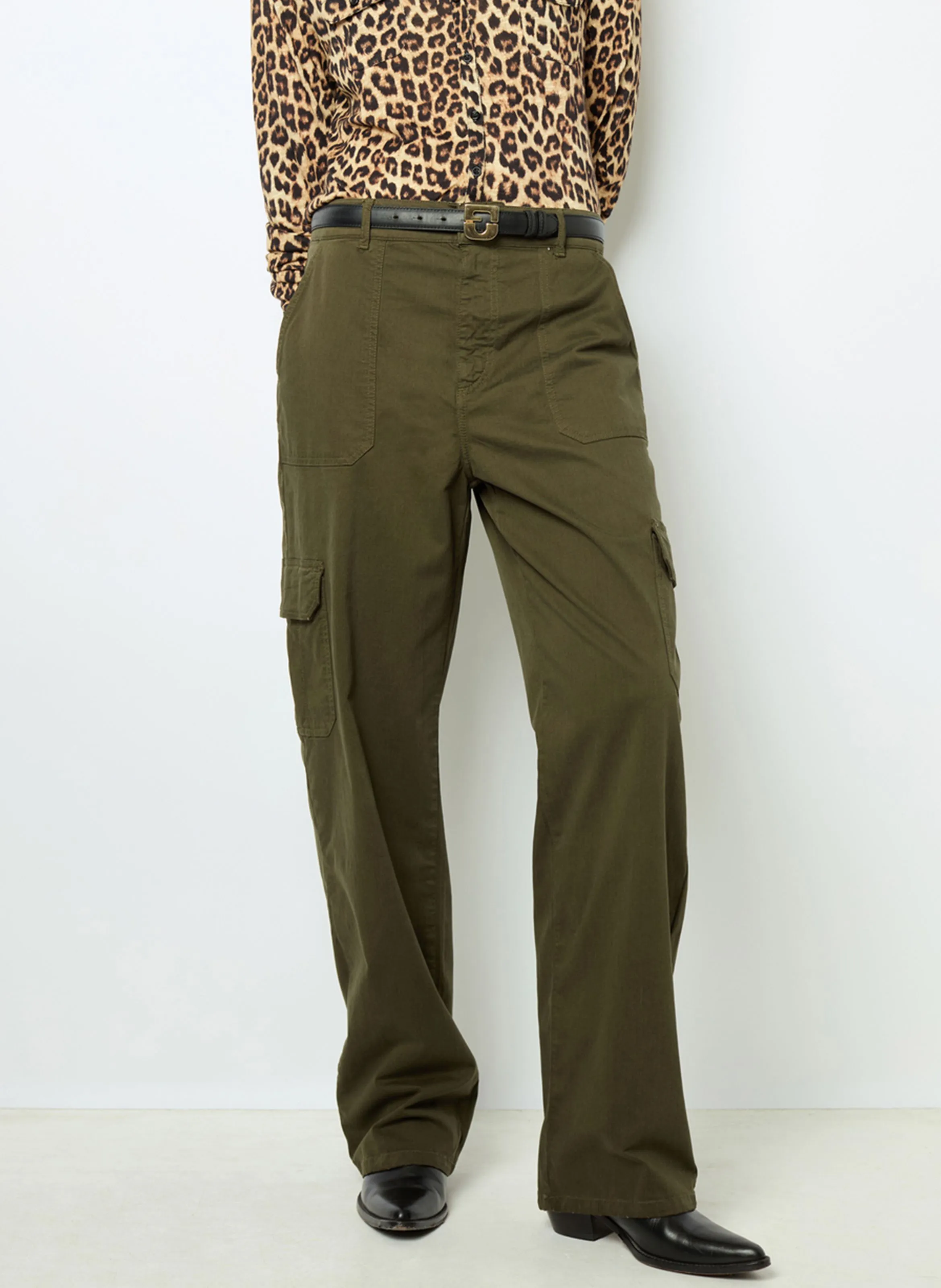  GERARD DAREL   NUMA - Pantaloni cargo in misto cotone | Kaki