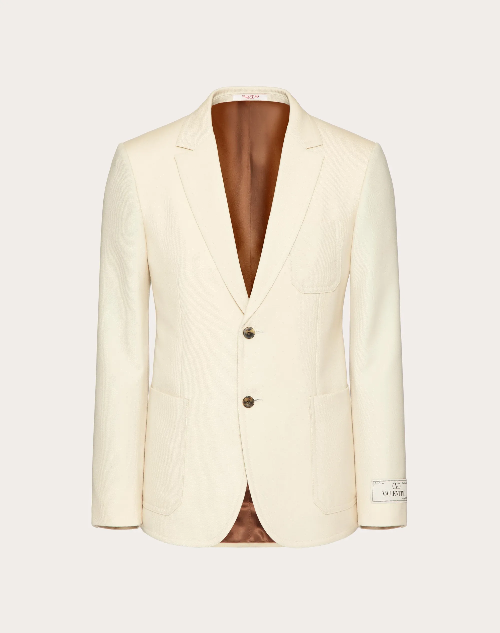 GIACCA MONOPETTO IN LANA CON ETICHETTA SARTORIALE MAISON VALENTINO