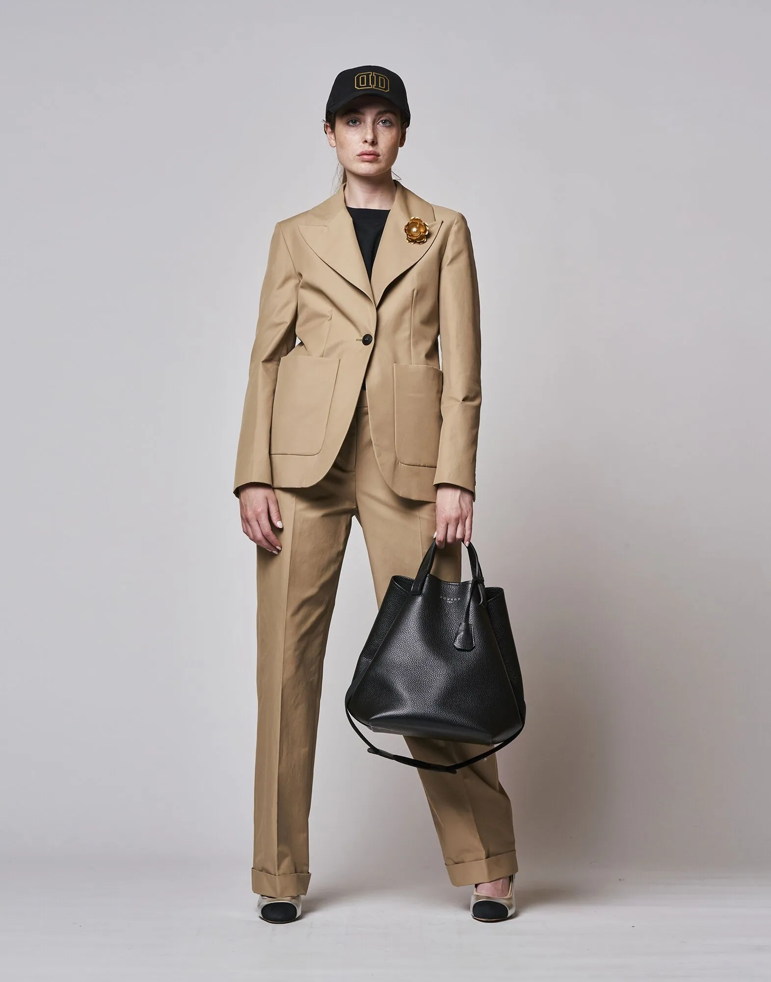 GIACCA "PITTORE" BEIGE IN MISTO COTONE