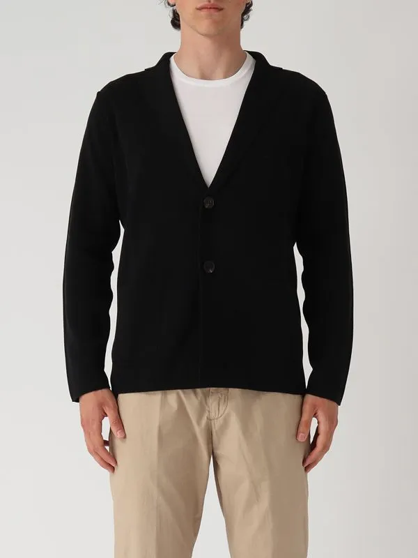 Giacca uomo Filippo De Laurentiis in cotone Nero